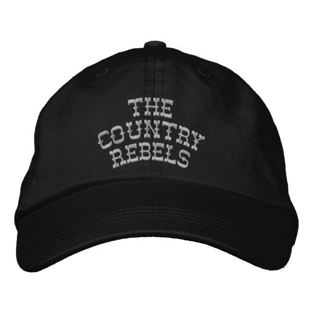 Brodée Rebels Casquette de baseball 2 (Devant)