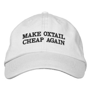 Brodée Rendre Oxtail bon marché Casquette