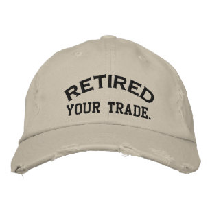 Brodée Retiré personnalisez-le !  Casquette brodé