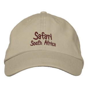 Brodée Safari Casquette Afrique du Sud
