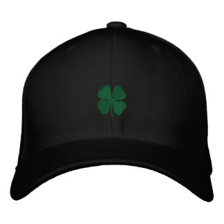 Brodée Saint Patrick's Day Broderie Clover Casquette masc
