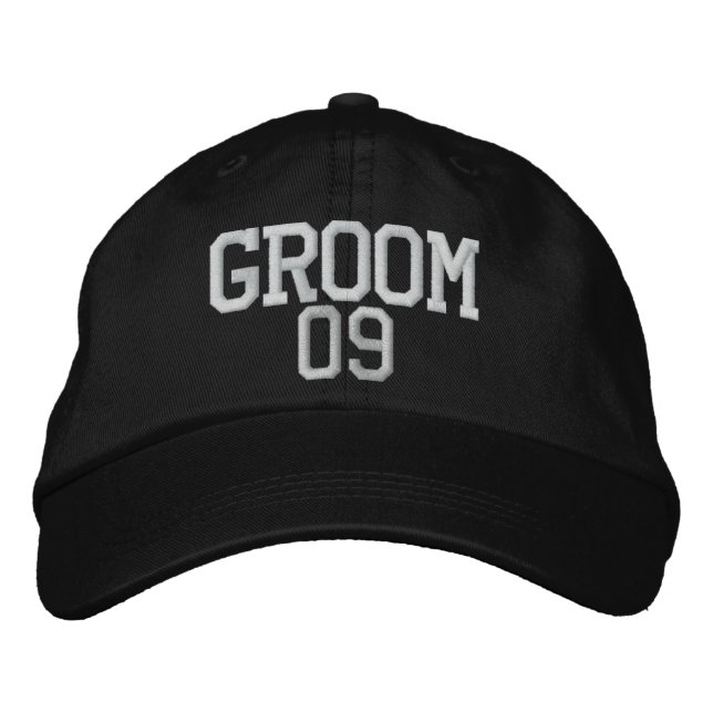 Brodée Salle : 09 Casquette Mariage personnalisable (Devant)