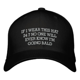 BRODÉE SI JE PORTE CE CASQUETTE 24 7 PERSONNE NE SAURA JA