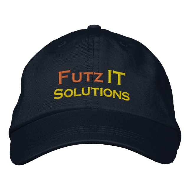 Brodée Solutions informatiques Futz Casquette de baseball (Devant)