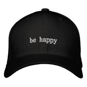 BRODÉE SOYEZ HEUREUX CASQUETTE