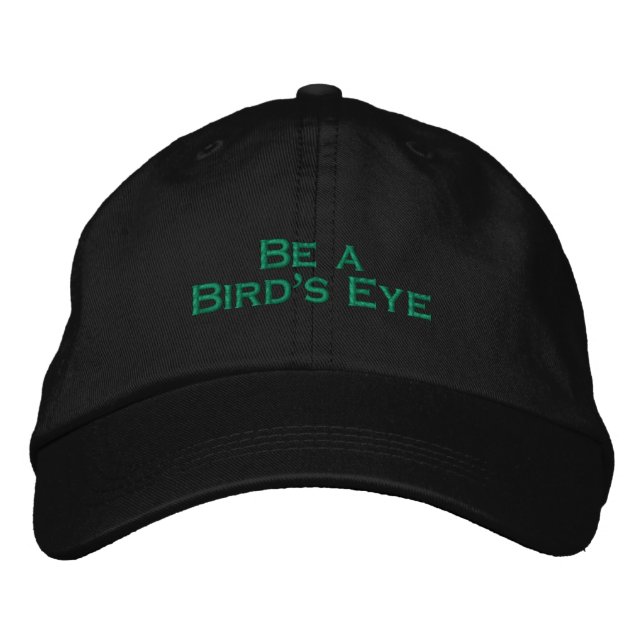 Brodée Soyez un oiseau Oiseau Conservation Casquette brod (Devant)