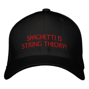BRODÉE SPAGHETTI EST UNE THÉORIE DE LA CHAÎNE - CASQUETTE