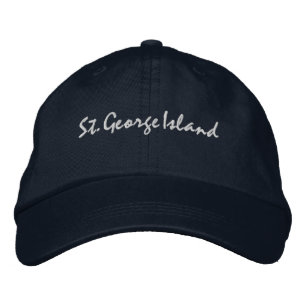 Brodée St. George Island Floride Casquette de baseball br