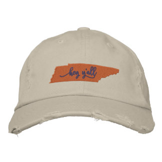 Brodée Tennessee Hey Y'all Casquette - Pierre