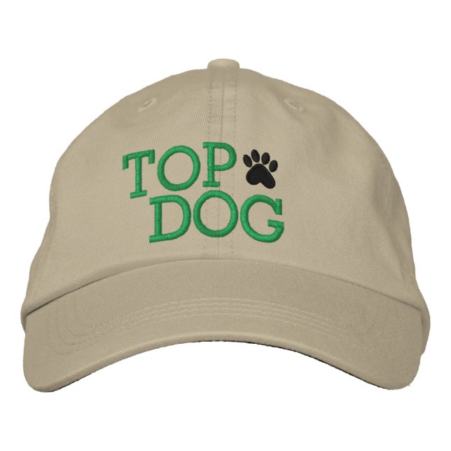 Brodée Top Dog Casquette par SRF (Devant)