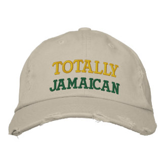 Brodée Totalement Jamaïque Casquette Chino