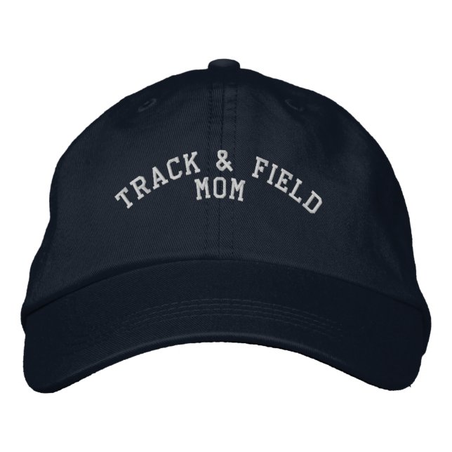 Brodée Track & Field Mom Casquette brodé (Devant)