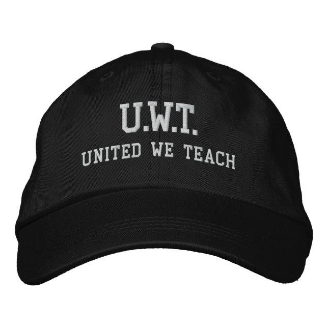 Brodée UNITED WE TEACH™ Casquette brodé (Devant)