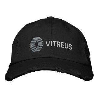 Brodée VITREUS Distants Chino Twill Casquette | NOIR