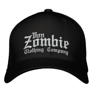 Brodée Von Zombie Casquette crâne 001C