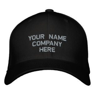 Brodée Votre nom Texte personnalisé et couleurs Casquette