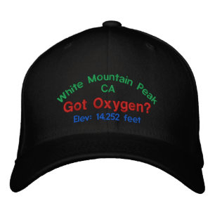 Brodée White Mountain Peak California Casquette d'altitud