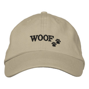 Brodée WOOF - Casquette brodé Empreinte de patte