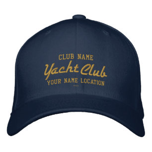 Brodée Yacht Club Casquette personnalisé