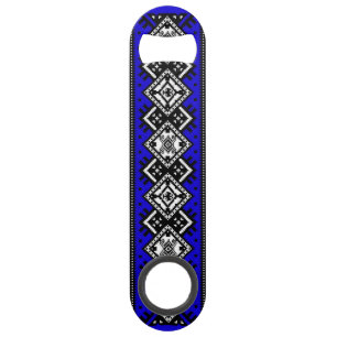Broderie bleue