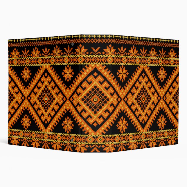 Broderie croisée ukrainienne de point de classeur (Arrière-plan)