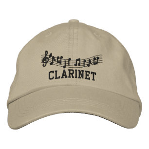 Broderie de musique Casquette Clarinet