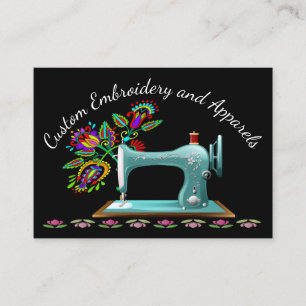 Broderie - Mode - Carte de visite Seamstress