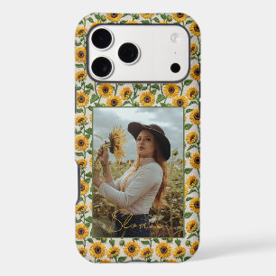 Broderie Motif Floral Tournesol Jaune Photo