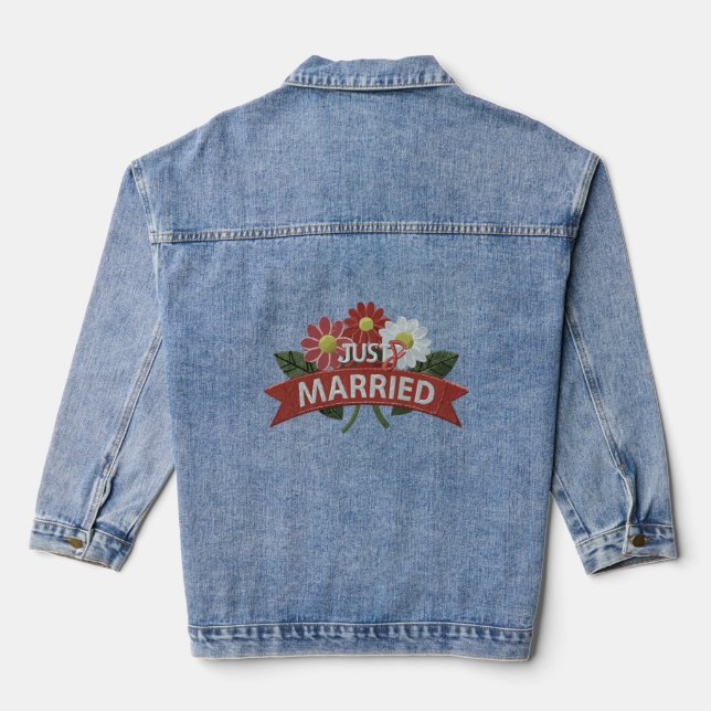 Broderie nuptiale juste marié patch (Verso)