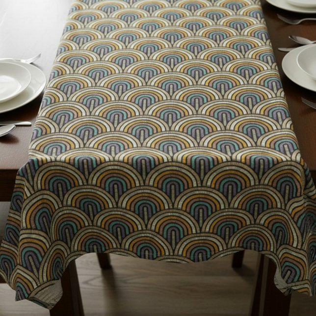 Broderie rétro Arc Motif nappe (Créateur téléchargé)
