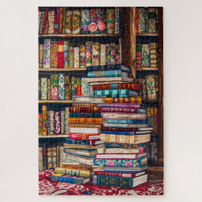 Broderies de livres Jigsaw Puzzle (Vertical)