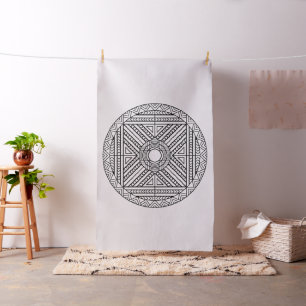 Brodez votre propre tissu abstrait de mandala