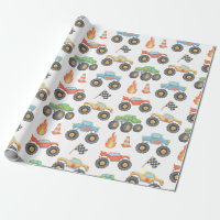 BRODI Colourful Monster Truck Boy Birthday