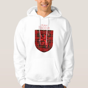 Brodie Tartan Scottish Plaid Lion Rampant Hoodie