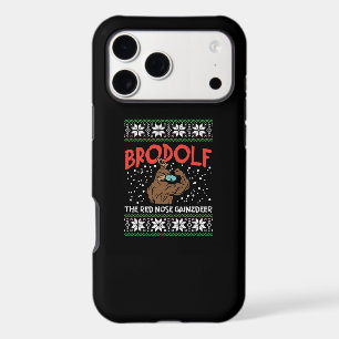 Brodolf In Mask Muscle Workout Gym Ugly Xmas