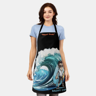 Brody Ocean Wavecrest Apron