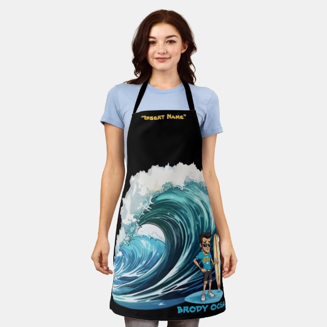 Brody Ocean Wavecrest Apron (Worn)