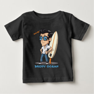 Brody Ocean Wavecrest Baby T-Shirt
