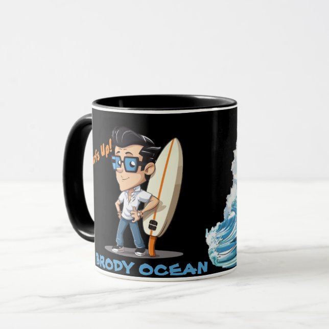 Brody Ocean Wavecrest Mug (Front Left)
