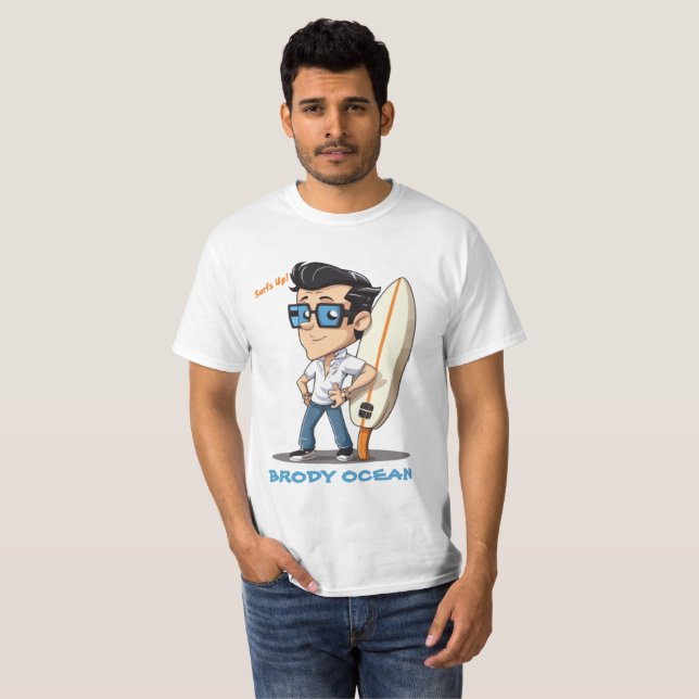 Brody Ocean Wavecrest T-Shirt (Front Full)
