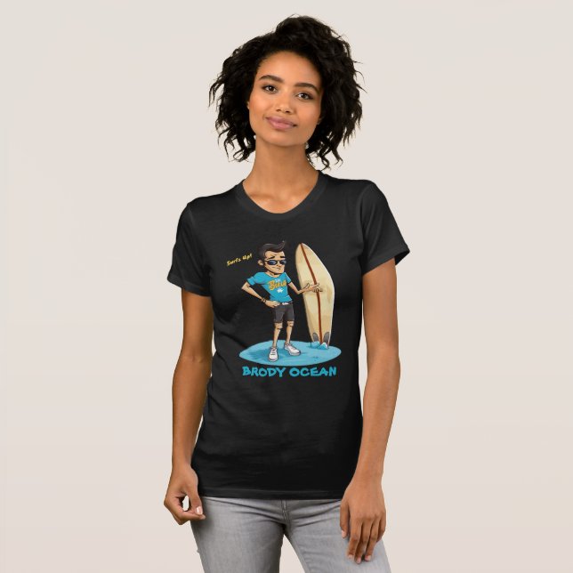 Brody Ocean Wavecrest T-Shirt (Front Full)