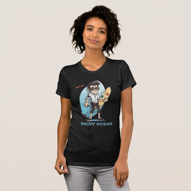 Brody Ocean Wavecrest T-Shirt (Front Full)