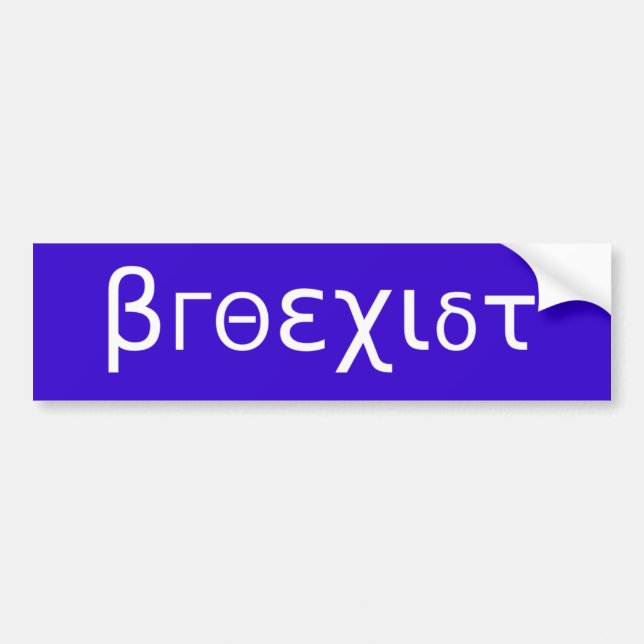 Broexist Medium Bumper Sticker (Front)