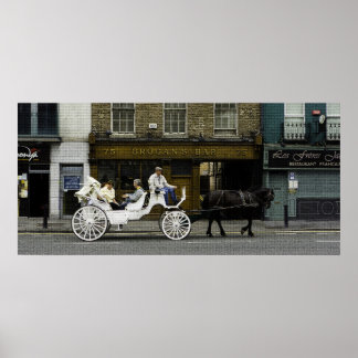 Brogan's Bar Colour Mosaic Poster