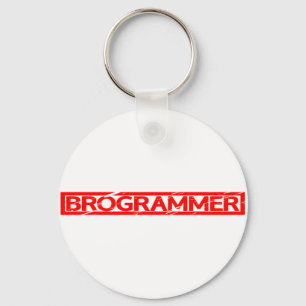 Brogrammer Stamp Keychain