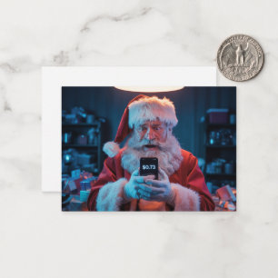 Broke Santa Moment Card