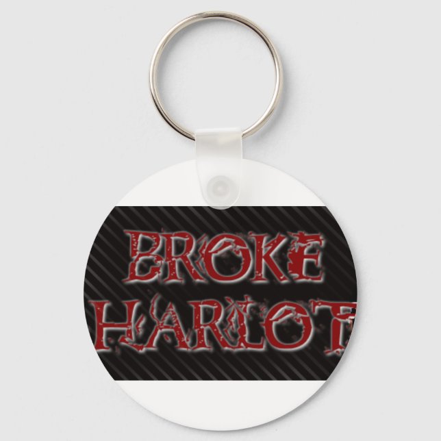BrokeHarlot Keychain (Front)