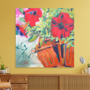 Broken 4 PAK Painting / Artist Larry Lerew Canvas Print