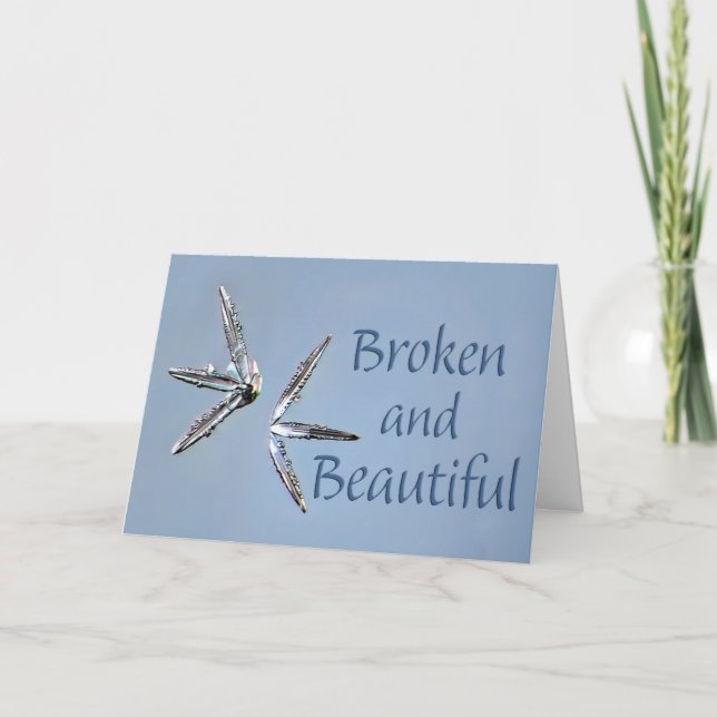 Broken and Beautiful Card (Front)