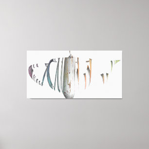 Broken And Dis-jointed Vessel Gradient Colours Canvas Print